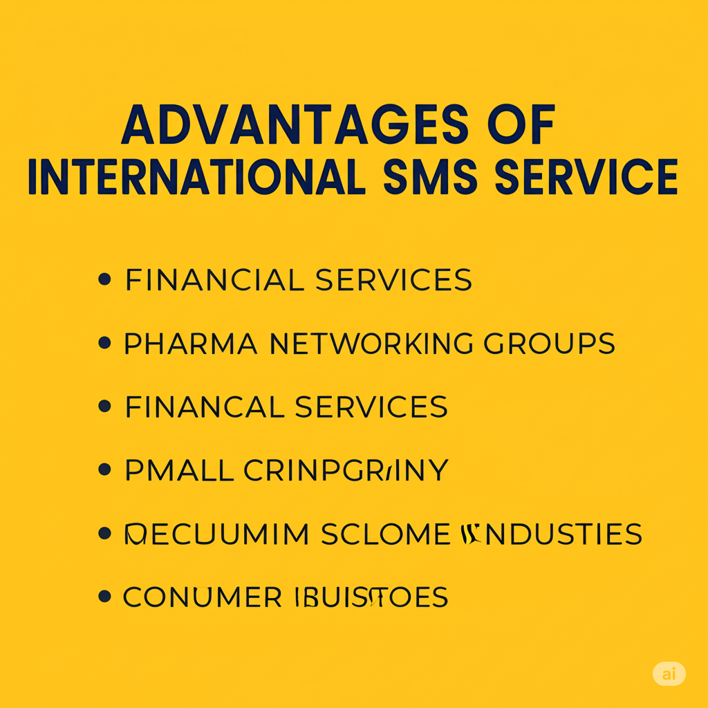 Advantages of international sms service