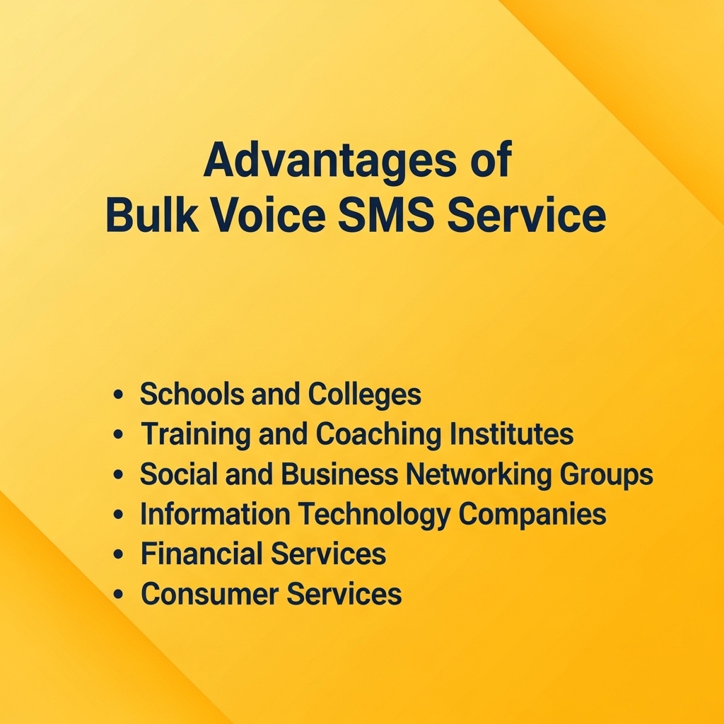 Bulk Voice SMS Service Provider