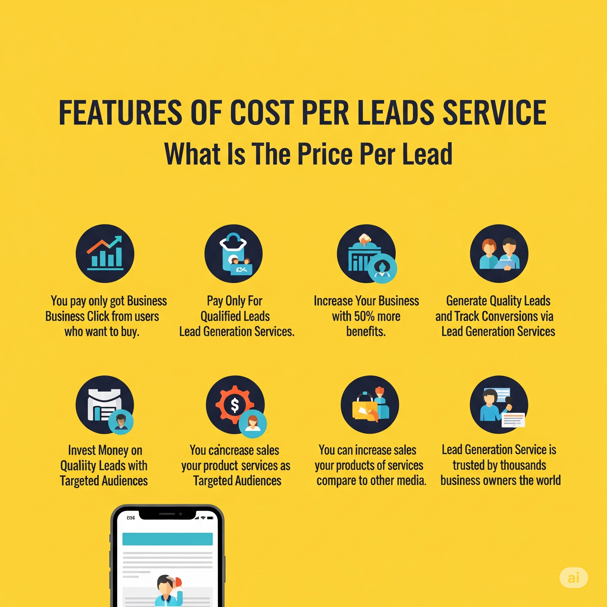 Cost Per Lead Service Features
